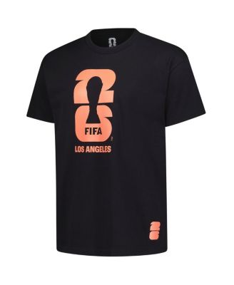 Men's Black 2026 FIFA World Cup Los Angeles Host City Local Oversized T-Shirt