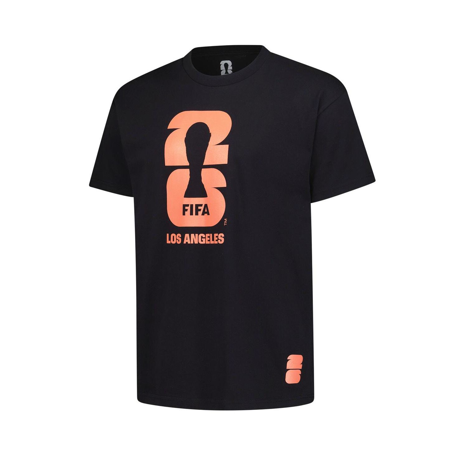 Men's Black 2026 FIFA World Cup Los Angeles Host City Local Oversized T-Shirt