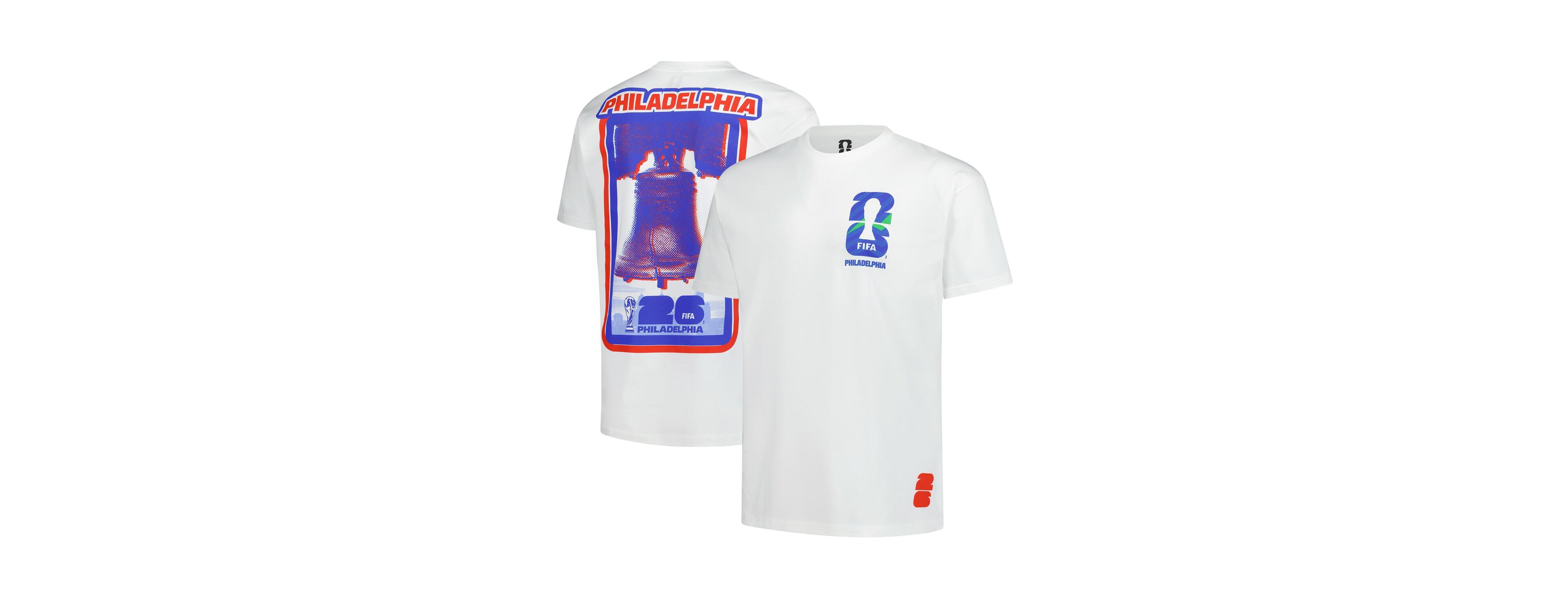 Outerstuff Men's White 2026 Fifa World Cup Philadelphia Host City Local Oversized T-Shirt