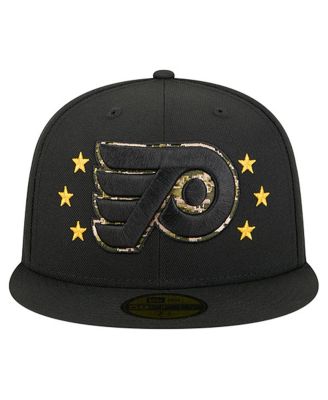 Men's Black Philadelphia Flyers Military Appreciation Digital Camo Stars 59FIFTY Fitted Hat