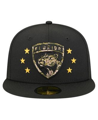 Men's Black Florida Panthers Military Appreciation Digital Camo Stars 59FIFTY Fitted Hat