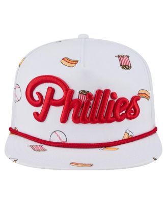 Men's White Philadelphia Phillies Team Cheer Rope 19TWENTY Adjustable Hat