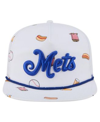 Men's White New York Mets Team Cheer Rope 19TWENTY Adjustable Hat