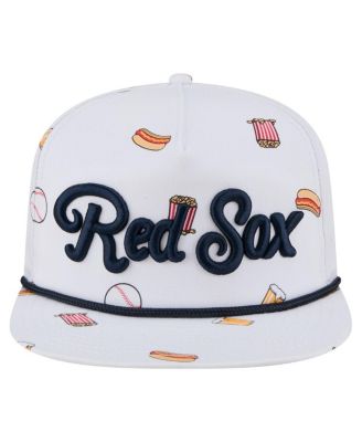 Men's White Boston Red Sox Team Cheer Rope 19TWENTY Adjustable Hat