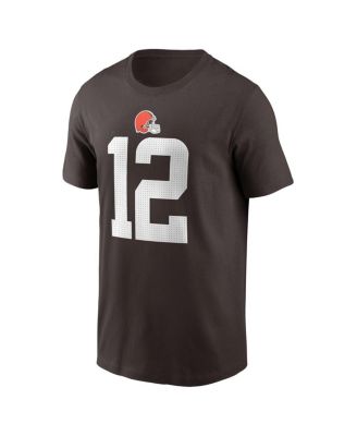 Big Boys and Girls Shedeur Sanders Brown Cleveland Browns 2025 NFL Draft Player Name Number T-Shirt