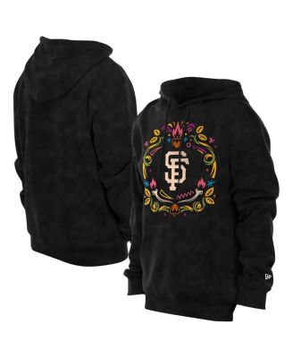 New Era - Men's Black San Francisco Giants Día de los Muertos Brushed Fleece Hoodie