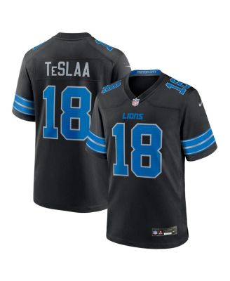 Nike - Big Boys and Girls Isaac TeSlaa Black Detroit Lions Alternate Game Player Jersey