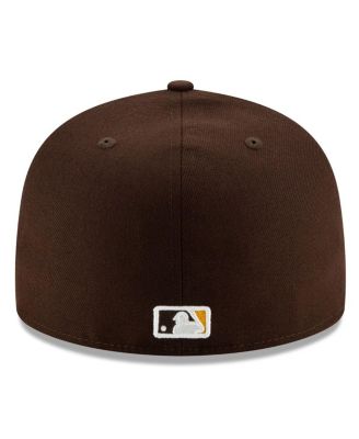 Men's Brown San Diego Padres 2025 MLB Postseason Side Patch 59FIFTY Fitted Hat