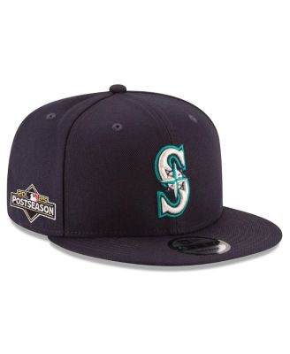 New Era - Men's Navy Seattle Mariners 2025 MLB Postseason Side Patch 9FIFTY Snapback Hat