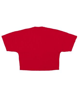 Women's Red Philadelphia Phillies Skyline Crop T-Shirt