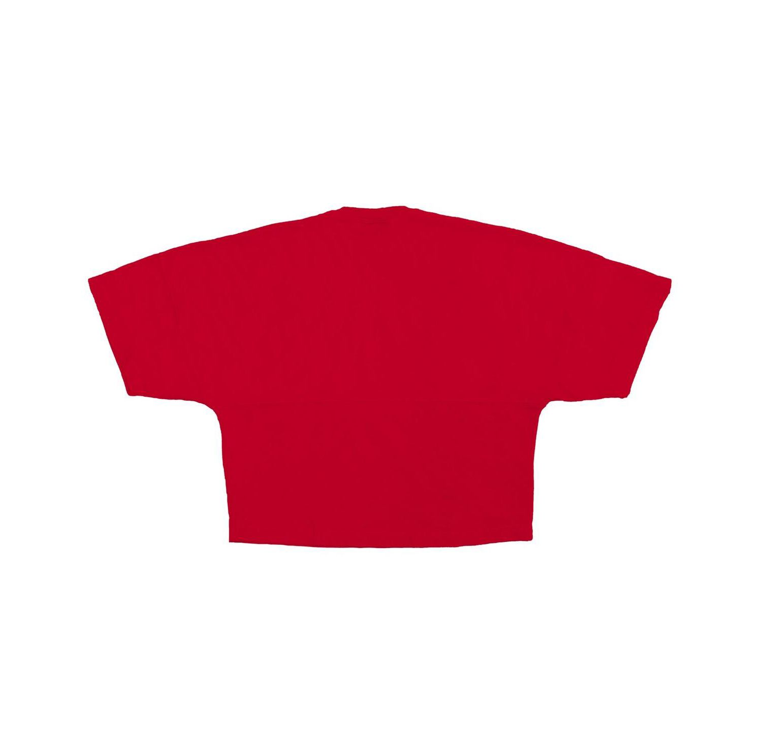 Women's Red Philadelphia Phillies Skyline Crop T-Shirt