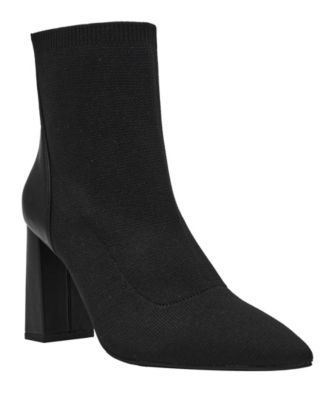 Wild Pair - Women's Iiskraa Pointy Toe Knit Booties