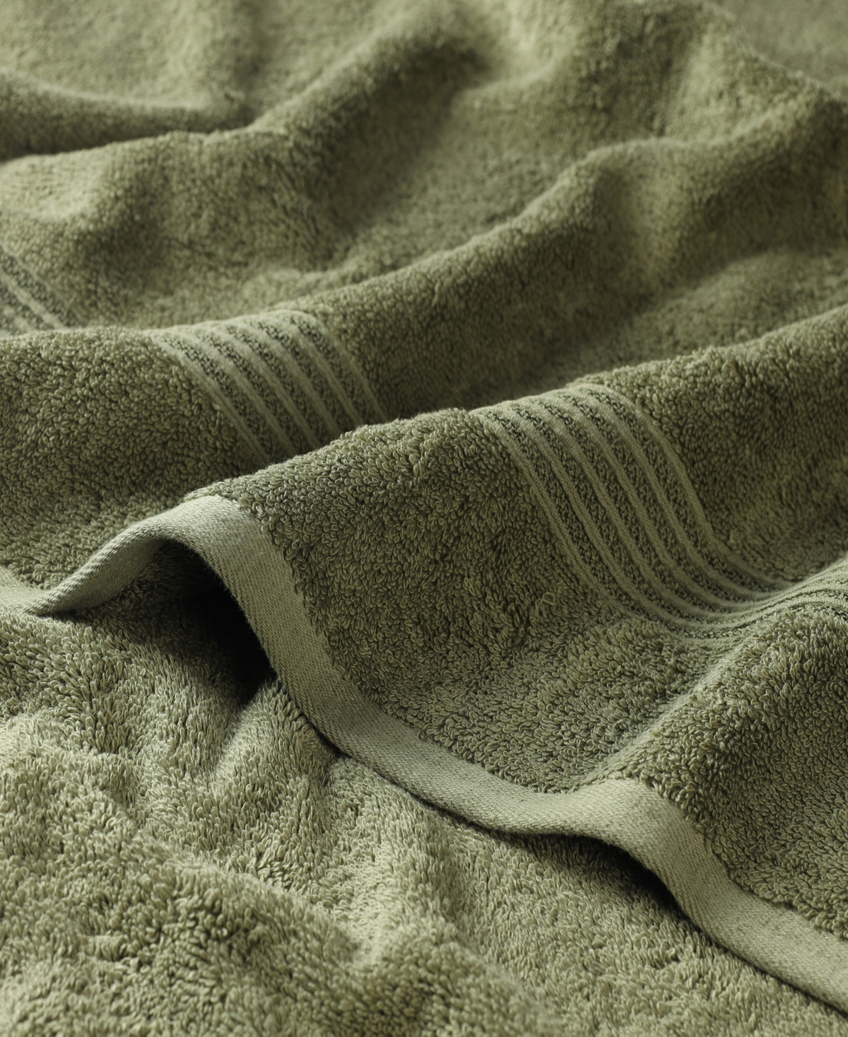 Superior Solid Quick Drying 100% Egyptian Cotton 8-pc Hand Towel Set In Green