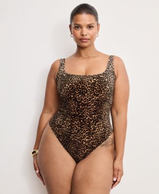 Women's Modern Tank Bodysuit, Regular and Plus