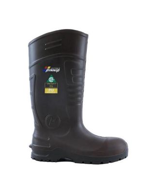 Men's CSA Approved Safety Boots - Waterproof PU Steel Toe Rubber Boots ASTM F2413-18 Acid & Oil Resistant