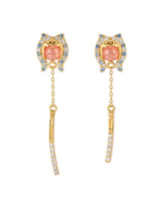 Crystal Star Wars™ Ahsoka Tano™ Dangle Earrings