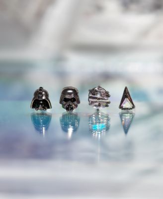 Star Wars Power of the Dark Side Crystal Gunmetal Stud Set