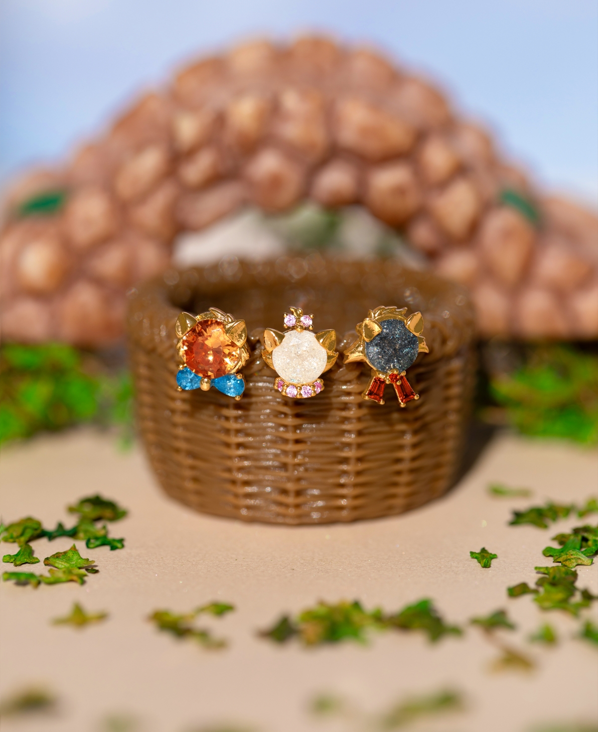 Girls Crew Crystal Multi-Color Disney The Aristocats Stud Set