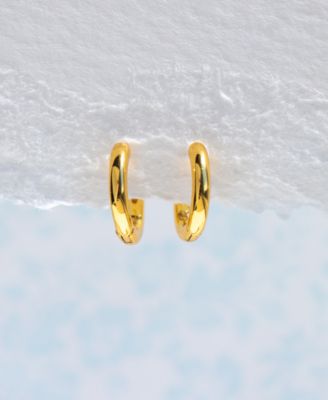 In My Element Gold Plated Hoop Earrings