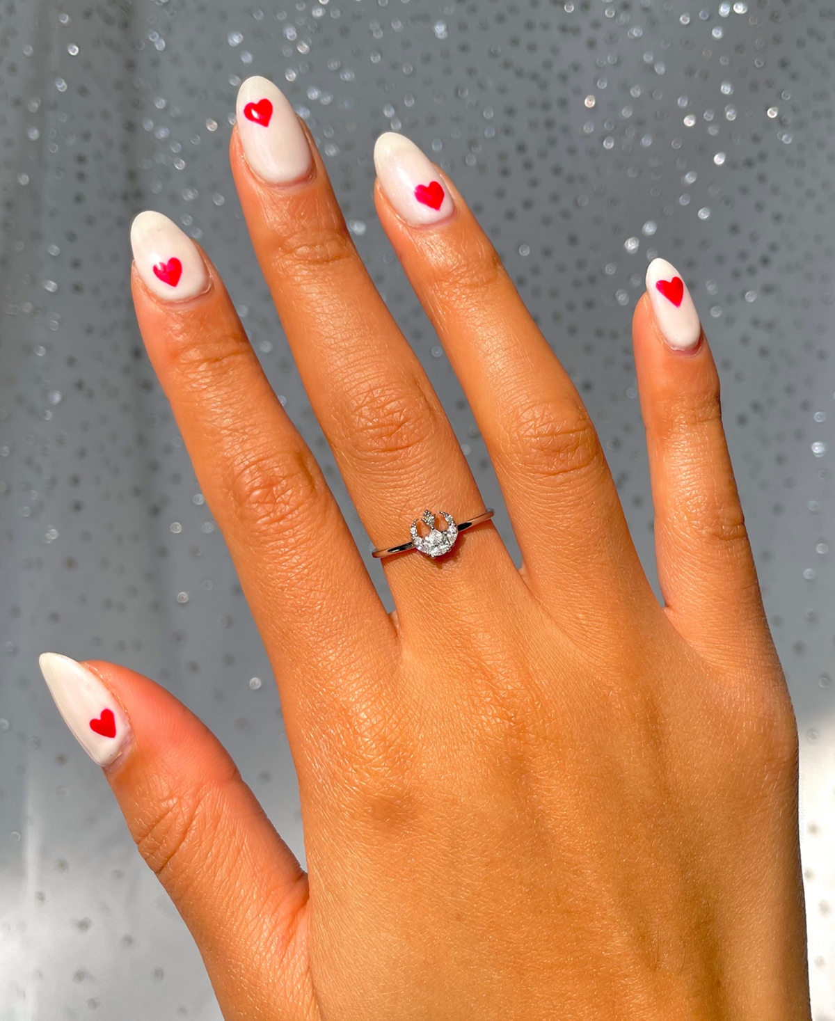 Girls Crew Crystal Star Wars Rebel Alliance Insignia Gold Plated Adjustable Rings