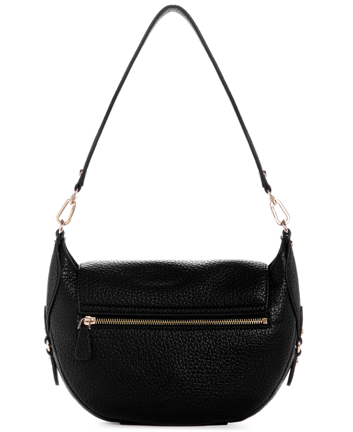 Guess Marsha Flap Small Shoulder Bag In Black