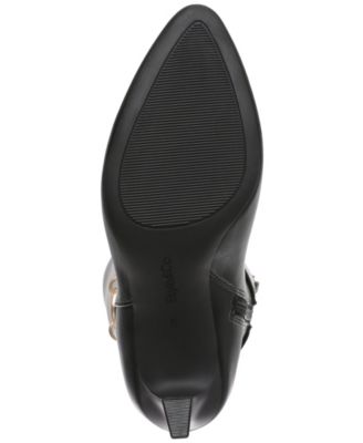 Women's Shaniaa Belt Pointed Toe Boot, Wide Calf, Macy's Exclusive