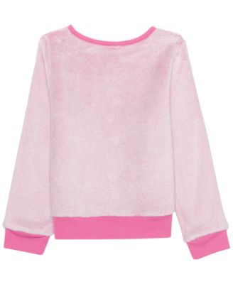 Girls' 2T-6X Long-Sleeve Debossed Sweater