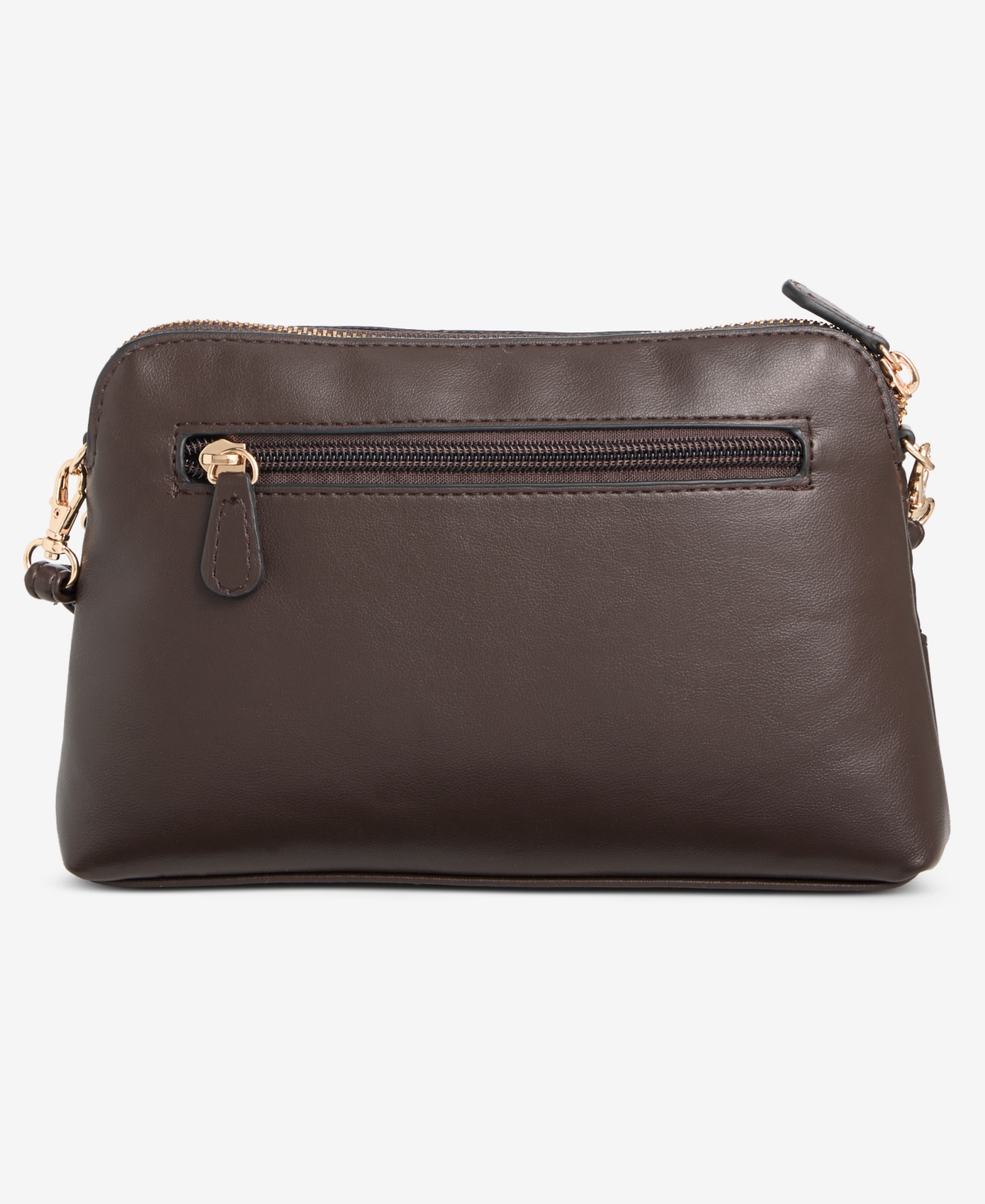 Giani Bernini Small Quilted Crossbody Wristlet, Macy's Exclusive In Brown