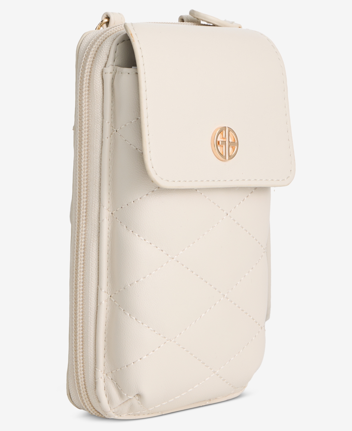 Giani Bernini Softy Leather Tech Crossbody Wallet, Exclusively At Macy's