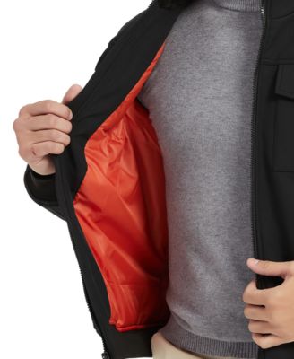 Men's Stand Collor Softshell Utility Bomber Jacket