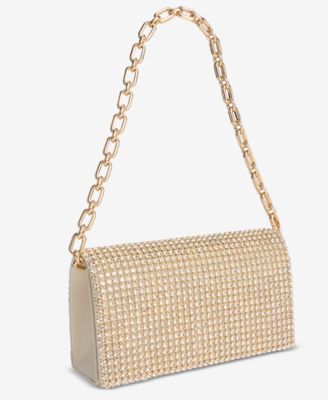 I.N.C International Concepts Diamond Mesh East/West Clutch