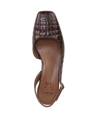 Women's Jayla Mid-Heel Square Toe Slingback Pumps