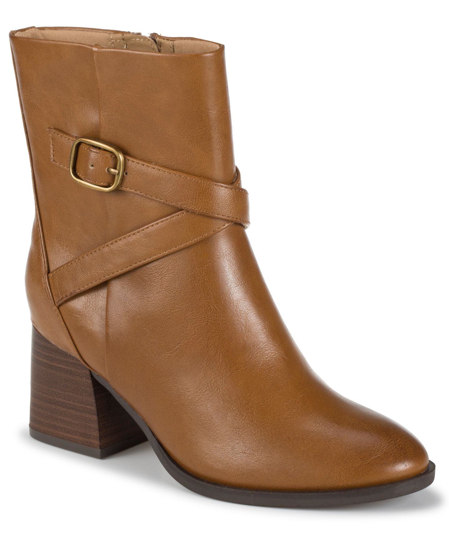 Женские ботинки Baretraps Dorma Block Heel Midi, цвет: Тёмный коньячный — фото 1