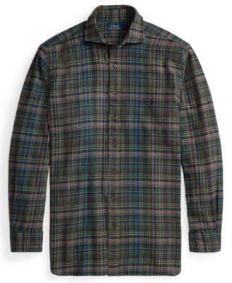 Men's Big & Tall Plaid Brushed Flannel Shirt