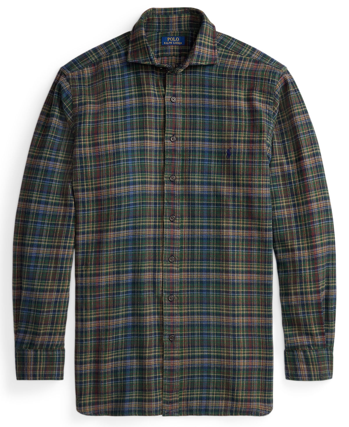 Polo Ralph Lauren Men's Big & Tall Plaid Brushed Flannel Shirt