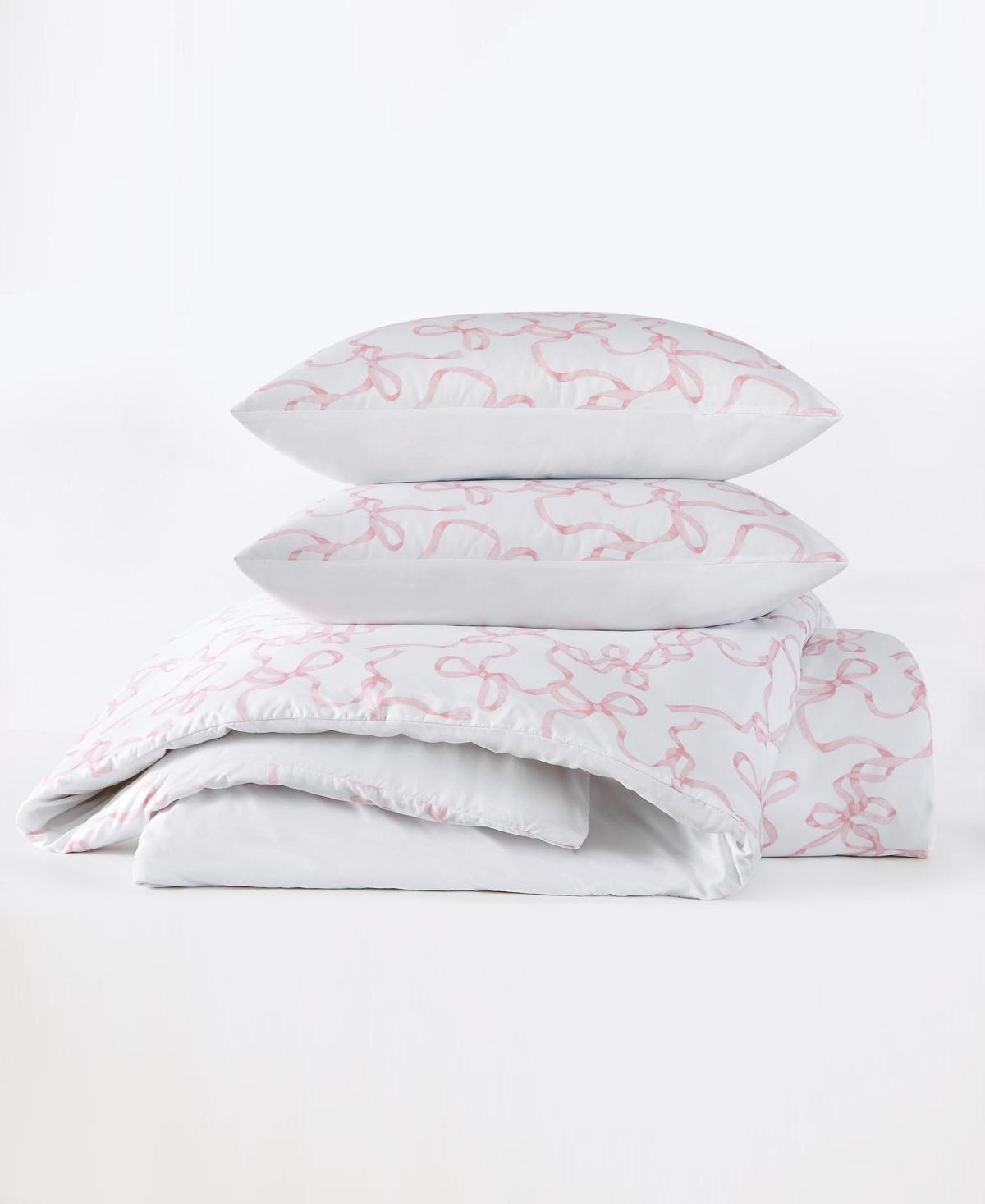 Truly Soft Printed Bow Whimsy 2-Pc. Comforter Set, Twin/Twin Xl