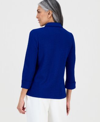 Women's, 3/4 Sleeve Button-Front Shirt