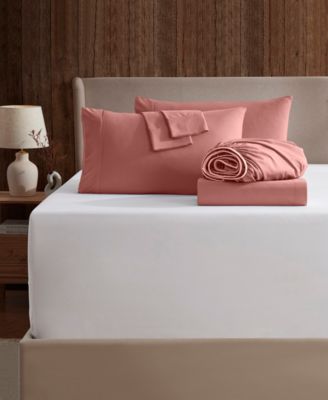 Extra Deep Pocket Microfiber 7-Pc. Sheet Set, King Split