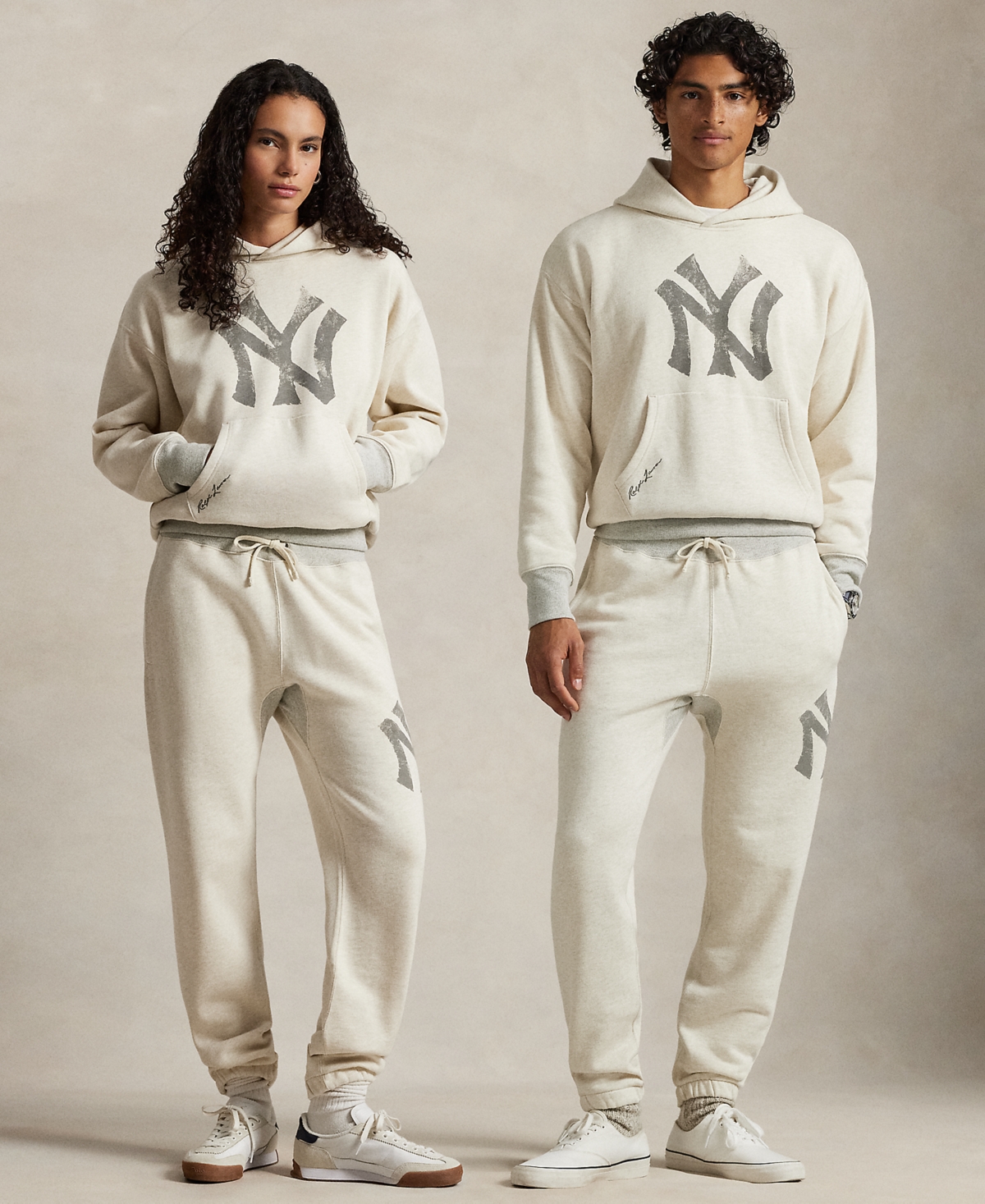 Polo Ralph Lauren Unisex New York Yankees Sweatpants In Gray