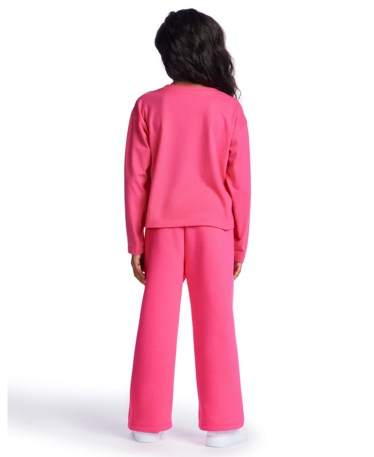 Color Lab Girls 3t-7 Printed Long Sleeves T-shirt In Pink