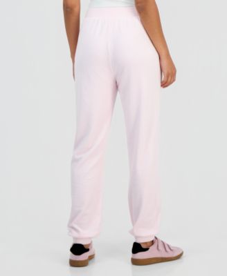 Juniors' Cherry Coke Velour Jogger Pants