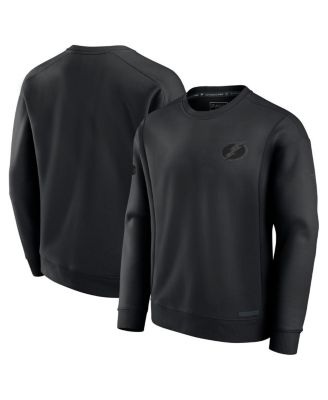 Fanatics - Men's Black Tampa Bay Lightning Authentic Pro Road Fleece Sweatshirt