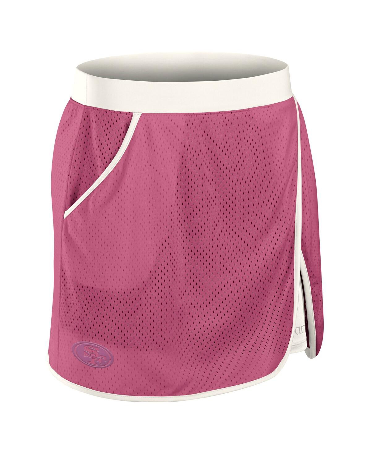 Fanatics Women's Red San Francisco 49ers Studio Wellness Skort In Multi