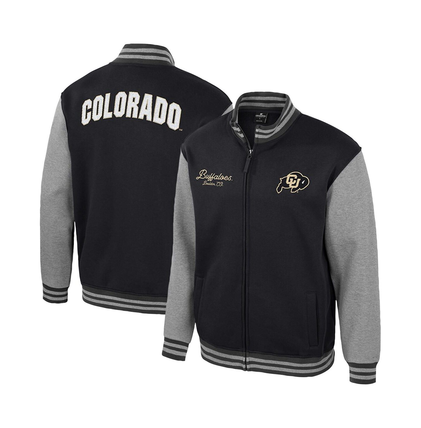Мужская куртка Colosseum Black Colorado Buffaloes Ambi-Turner Full-Zip Varsity — фото 1