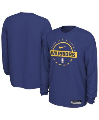 Nike - Men's Royal Golden State Warriors 2025/26 On-Court Flare Performance Practice Long Sleeve T-Shirt