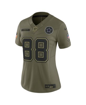 Women's CeeDee Lamb Olive Dallas Cowboys 2025 Salute to Service Limited Jersey