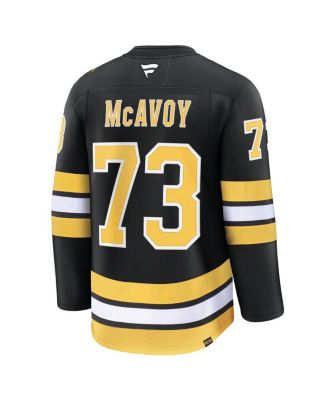 Men's Charlie McAvoy Black Boston Bruins Home Premium Player Jersey