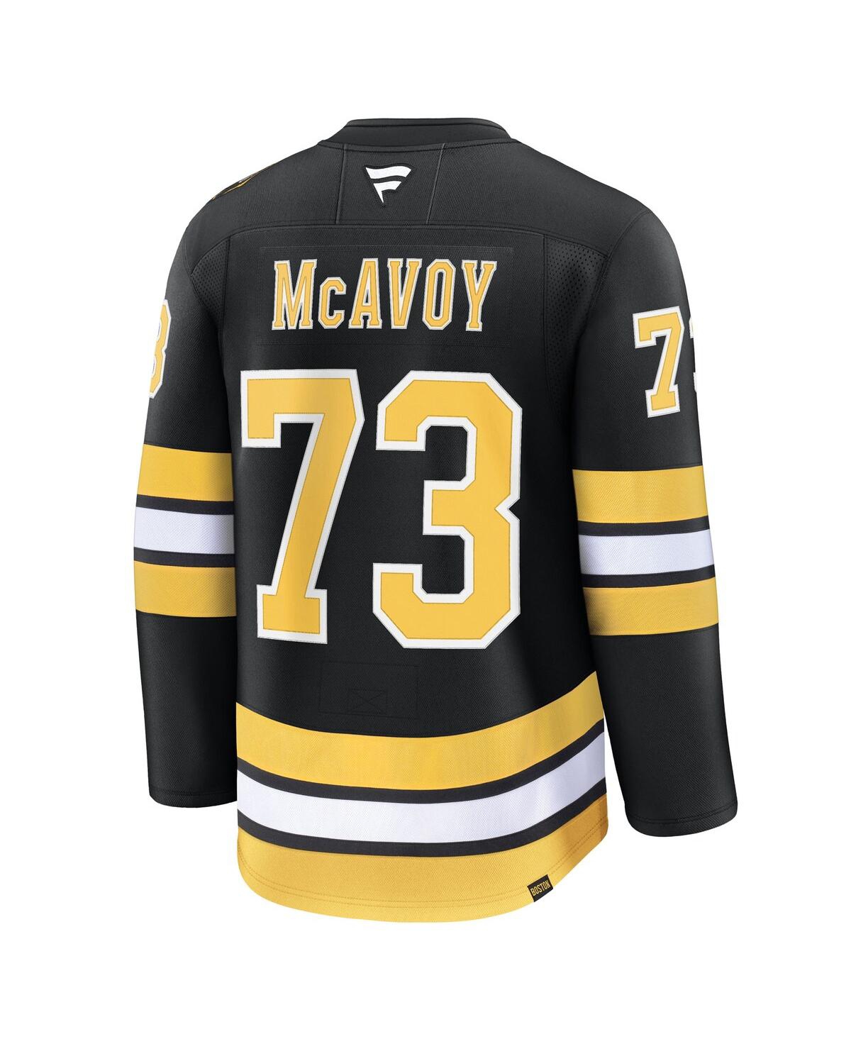 Fanatics Men's Charlie McAvoy Black Boston Bruins Home Premium Player Jersey