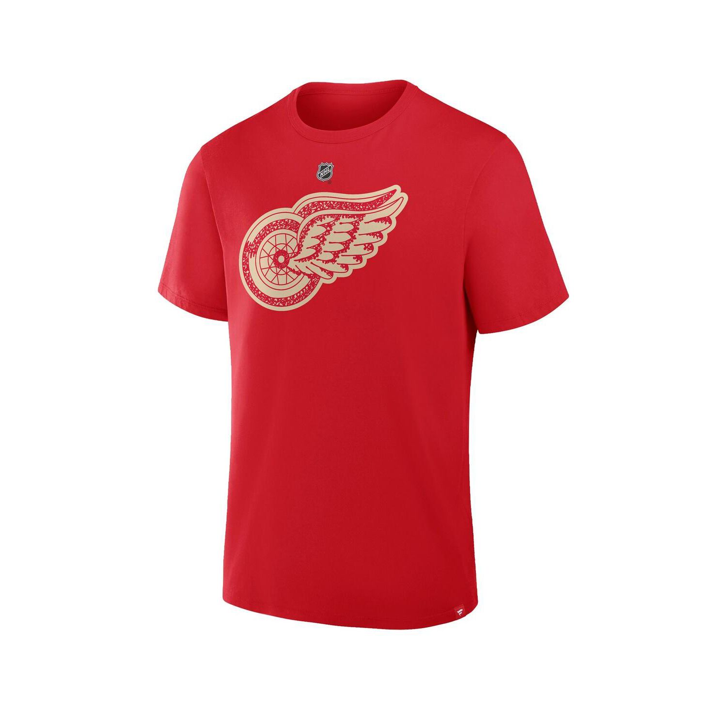 Men's Alex DE Brincat Red Detroit Red Wings Centennial Authentic Stack Name & Number T-Shirt