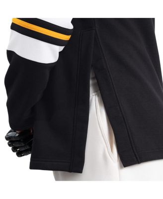 Men's Black Pittsburgh Steelers Adaptive Lord Stanley Crewneck Sweatshirt